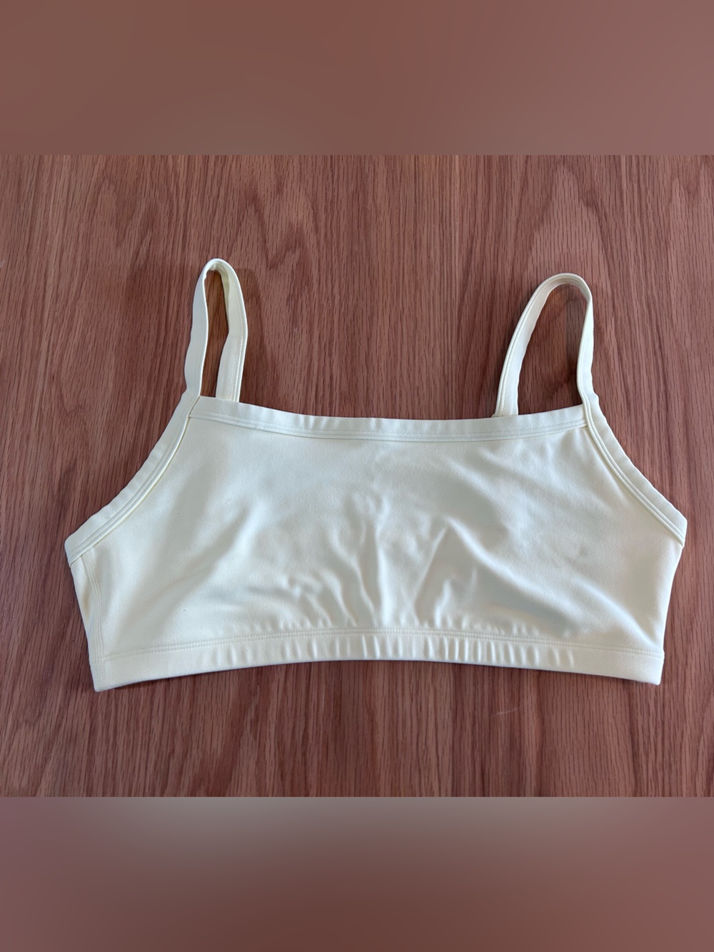 Aritzia Butter Tumbler Bra Top - Lemonade Yellow Size XL NWOT